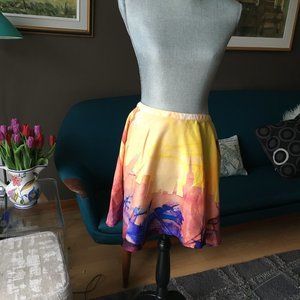 Beautiful Manhattan Cityscape Skirt NWT
